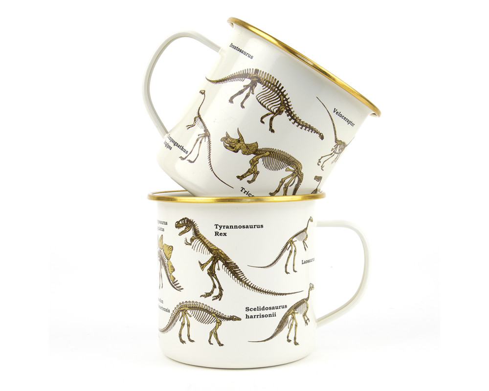 Emaljmugg Dinosaurier